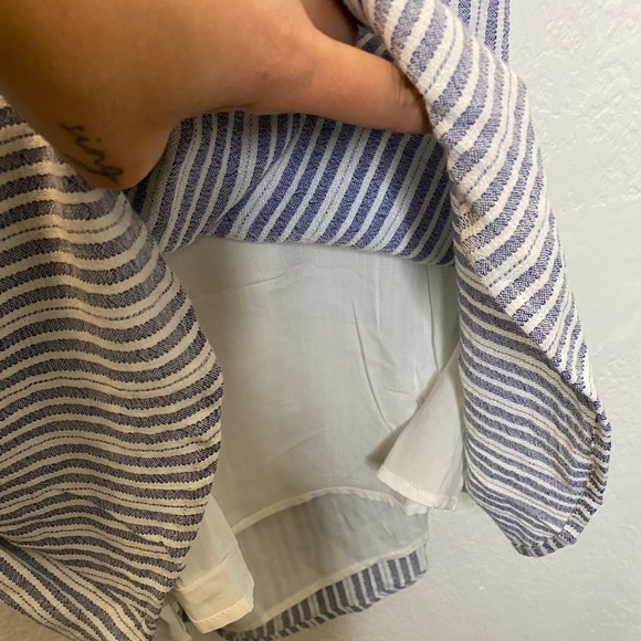 Lost + Wander Blue/White Striped Dress - Picture 5 of 8